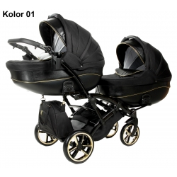 Wózek bliźniaczy typu tandem DAYTONA GT DUO 3w1